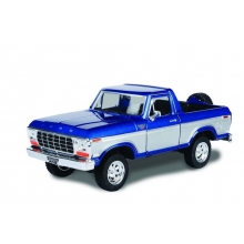 MOTORMAX 79372 1:24 1978 FORD BRONCO OPEN TOP ( TWO TONE W SPARE TIRE )
