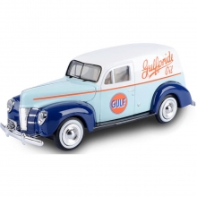 MOTORMAX 79661 1:24 1940 FORD SEDAN DELIVERY WITH GULF LIVERY
