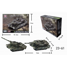 XUJA 23-61 BLOCKS MODEL 1:72 LEOPARD 2A7 TANK