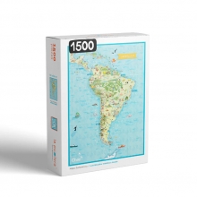 LAPUZZLERA EEMS16 PUZZLE MAPA SUDAMERICA 1500 PIEZAS