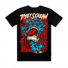 PAULFELMER POLERA NEGRA THEY SCREAM PAUL FELMER TALLA XL