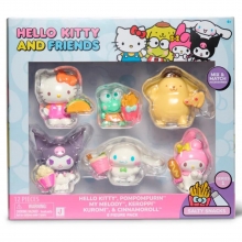 IMEX HKT0143 HELLO KITTY PACK DE 6 FIGURAS