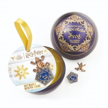 SMARTCIBLE HPCB0157 BOLA DE NAVIDAD HARRY POTTER CON PIN RANA DE CHOCOLATE