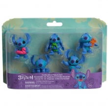 INTK JP46287 DISNEY STITCH PACK DE 5 FIGURAS 6 CM DELUXE