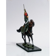 HISTORICA GHR16 1:24 HUSAR NAPOLEONICO A LA CARGA FRANCIA CABALLO Y JINETE