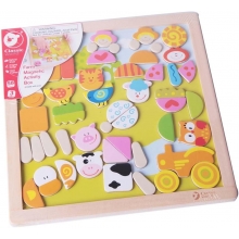 CLASSICWORLD 3534 FARM MAGNETIC ACTIVITY BOX