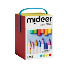 MIDEER MD4310 DUALTIP WASHABLE MARKER 36 COLORS