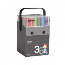 MIDEER MD1301 TRANSLUCENT DUAL TIP MARKERS 36 COLORS