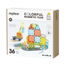 MIDEER MD4289 COLORFUL MAGNETIC TILES LITTLE ARCHITECT