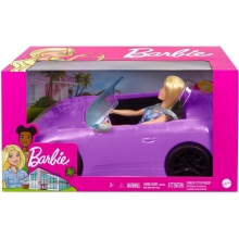 MATTEL HBY29 BARBIE AUTO DESCAPOTABLE CON MUECA