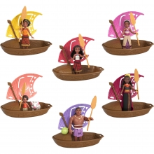 MATTEL JBT43 MOANA 2 MUNECA CANOA CON MINI MUNECA SORPRESA Y ACCESORIOS