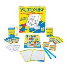 MATTEL JDX97 PICTIONARY JUEGO DE MESA ORIGINAL 40 ANIVERSARIO PARA NINOS