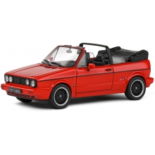 SOLIDO 4315801 1:43 VOLKSWAGEN GOLF MKI CONVERTIBLE SPORTLINE TORNADO RED 1992