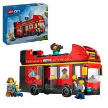 LEGO 60407 CITY AUTOBUS TURISTICO ROJO DE DOS PLANTAS