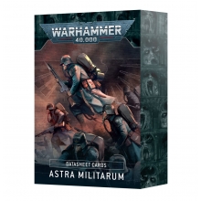 WARHAMMER 3050105004 DATASHEET CARDS ASTRA MILITARUM ESPAÑOL