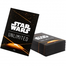 GAMEGENIC GGS15077ML STAR WARS UNLIMITED ART SLEEVES CARD BACK ORANGE
