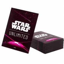 GAMEGENIC GGS15076ML STAR WARS UNLIMITED ART SLEEVES CARD BACK MAGENTA