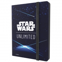 GAMEGENIC GGS32039ML STAR WARS UNLIMITED 18 POCKET ALBUM CARD BACK BLUE