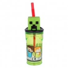 INTK ST-40466MC VASO ESTATUILLA 3D MINECRAFT 360 ML