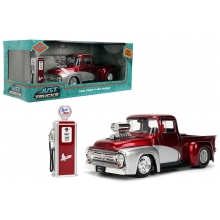 JADA 35053 1:24 JT W / GAS PUMP 1956 FORD F100