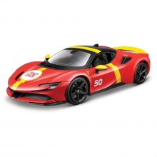 BURAGO 16021 1:18 FERRARI R & P SF90 STRADALE ASSETTO FIORANO RED 50