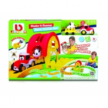 BURAGO 88619 SHAKE - IT RUNNER FARM TRACTOR SET