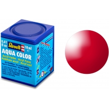 REVELL 36134 GLOSS ITALIAN RED AQUA COLOR ACRYLIC 18ML