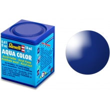 REVELL 36151 GLOSS ULTRAMARINE - BLUE ( RAL 5002 ) AQUA COLOR 18ML