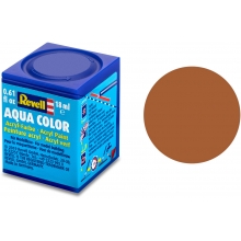 REVELL 36185 MATT BROWN ( RAL 8023 ) AQUA COLOR ACRYLIC 18ML