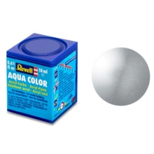 REVELL 36190 METALLIC SILVER AQUA COLOR ACRYLIC 18ML