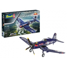 REVELL 05641 1:48 GIFT SET F4U 4 CORSAIR FLYING BULLS 25TH ANNIV