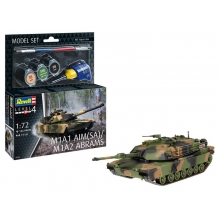 REVELL 63346 1:72 MODEL SET M1A1 AIM ( SA ) M1A2 ABRAMS