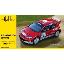 HELLER 80113 1:43 PEUGEOT 206 WRC03