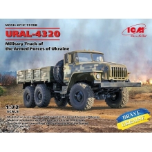 ICM 72708 1:72 URAL 4320 MILITARY TRUCK OF THE ARMED FORCES OF UKRAINE