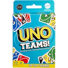 MATTEL HXT58 UNO JUEGO DE CARTAS TEAMS PARA NINOS