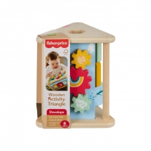 MATTEL HYG48 FISHER PRICE JUGUETE TRIANGULO DE ACTIVIDADES DE MADERA