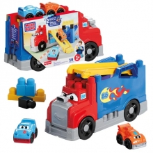 MATTEL JFR29 MEGA BLOKS JUGUETE CONSTRUCCION GRUA � CONSTRUYE Y COMPITE !