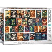 EUROGRAPHICS 6000-5927 ALIEN INVASION COLLAGE 1000 PIEZAS PUZZLE