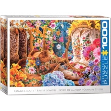 EUROGRAPHICS 6000-5948 COWGIRL BOOTS BY LARS STEWART 1000 PIEZAS PUZZLE