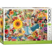 EUROGRAPHICS 6000-6010 FLOWER SEEDS BY LARS STEWART 1000 PIEZAS PUZZLE