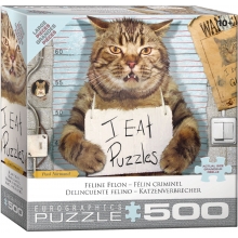 EUROGRAPHICS 8500-5786 FELONY CAT BY PAUL NORMAND 500 PIEZAS PUZZLE