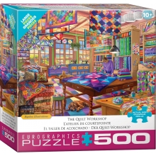 EUROGRAPHICS 8500-5859 THE QUILT WORKSHOP BY BIGELOW 500 PIEZAS PUZZLE
