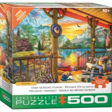 EUROGRAPHICS 8500-5884 EARLY MORNING FISHING BY DD 500 PIEZAS PUZZLE