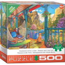 EUROGRAPHICS 8500-5885 HAMMOCK WITH A VIEW BY DAVISON 500 PIEZAS PUZZLE