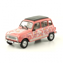 MAGAZINE R4L45 1:43 1984 RENAULT 4L SEVENTIES, PINK
