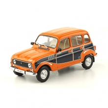 MAGAZINE R4L46 1:43 1982 RENAULT 4 SUISSAQUATRE, ORANGE