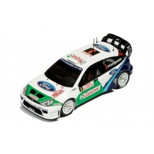 MAGAZINE RAFORD2005 ( RMIT13 ) 1:43 2005 FORD FOCUS RS 3 T . GARDEMEISTER / J HONKANEN MONTE CARLO WRC RALLY, WHITE / GRE