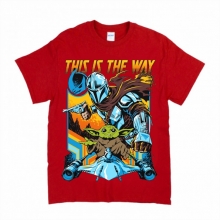 AGUANTE STAR WARS BABY YODA MANDALORIAN ROJA TALLA 12