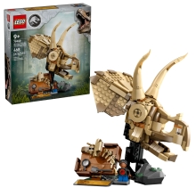 LEGO 76969 JURASSIC WORLD FOSILES DE DINOSAURIO CRANEO DE TRICERATOPS