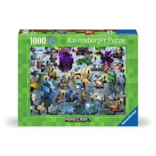 RAVENSBURGER 12000422 MINECRAFT MOBS CHALLENGE 1000 PIEZAS PUZZLE